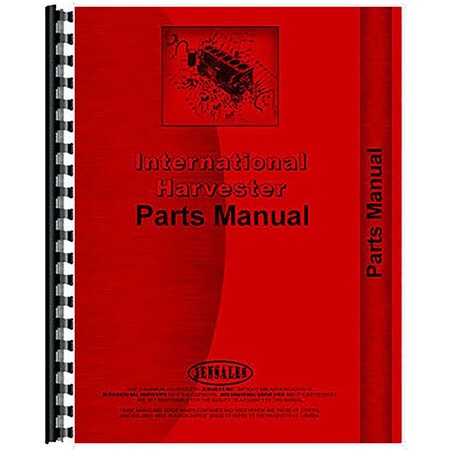 Tractor Parts Manual For International Harvester Fits Cub Cadet 982 Lawn Tractor